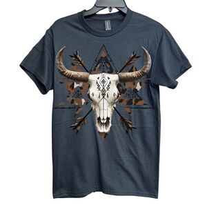 Western Cowboy Black Graphic Tee